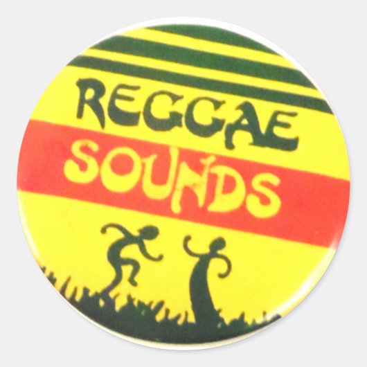 Sticker rond Sons Reggae (Devant)