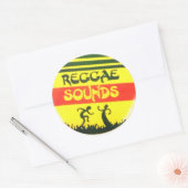 Sticker rond Sons Reggae (Enveloppe)