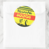Sticker rond Sons Reggae (Sac)
