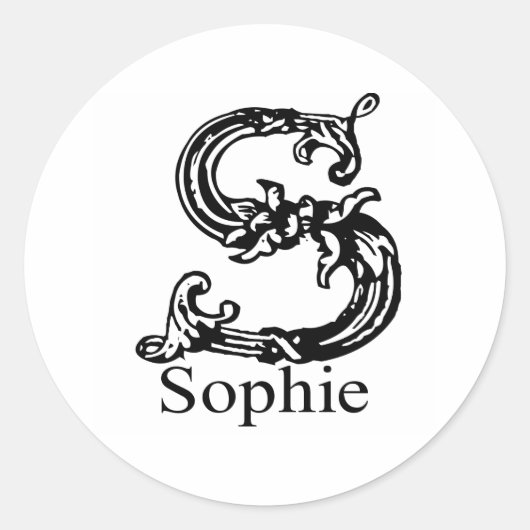 Sticker Rond Sophie (Devant)