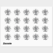 Sticker Rond Sophisto Zéro - Arbre (Feuille)