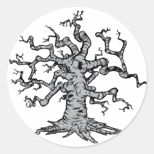 Sticker Rond Sophisto Zéro - Arbre (Devant)