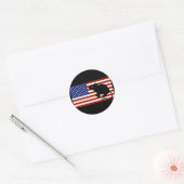 Sticker Rond S'opposer au fascisme (Enveloppe)