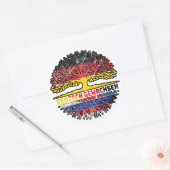 Sticker Rond Sorben Sorbisch Deutsch Deutschland Baum Wurzel (Enveloppe)