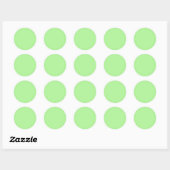 Sticker Rond Sorbet au citron vert (Feuille)