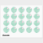 Sticker Rond sorcellaire de l'amour (Feuille)