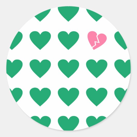 Sticker Rond sorcellaire de l'amour (Devant)