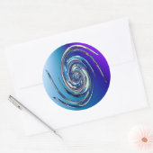 Sticker Rond Sorcière à eau (Enveloppe)