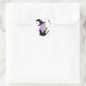 Sticker Rond Sorcière pastel mignonne de Basic Witch (Sac)