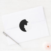 Sticker Rond Sorcières Yin Yang (Enveloppe)