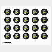 Sticker Rond Sorry Can't Hockey Bye Funny Hockey Lover For Wome (Feuille)
