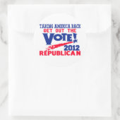 Sticker Rond Sortez Du Vote (Sac)