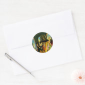 Sticker Rond Sortez la liberté (Enveloppe)