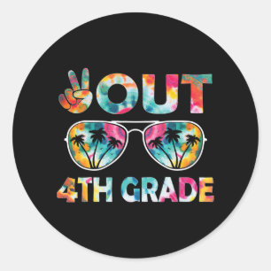 Sticker Rond Sortie 4ème Grade Cl De 2023 Bon