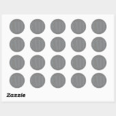 STICKER ROND SORTIR SIGN GRAY (Feuille)