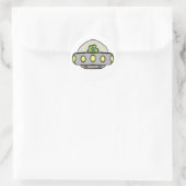Sticker Rond Soucoupe volante (Sac)