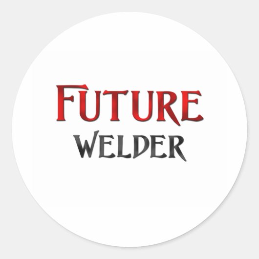Sticker Rond Soudeur future (Devant)