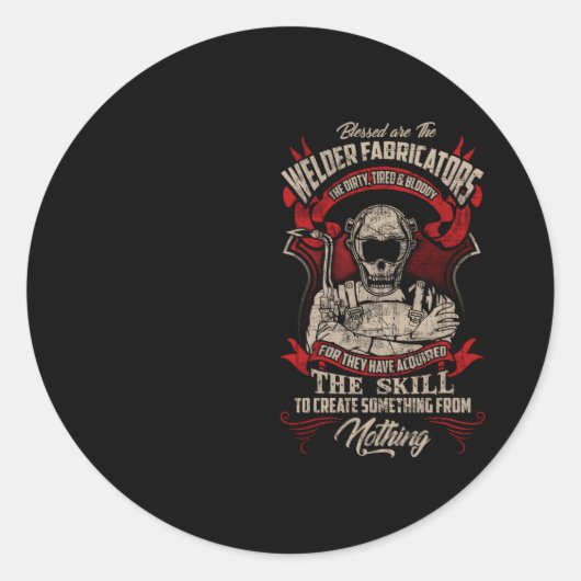 Sticker Rond Soudure soudeuse Fabricants soudeuses (Devant)
