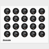 Sticker Rond Souffle de neige soufflant hiver (Feuille)