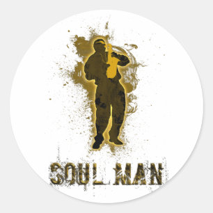 STICKER ROND SOUL MAN