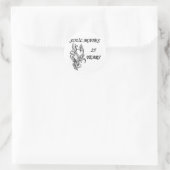 Sticker Rond SOUL MATES 25 ans (Sac)