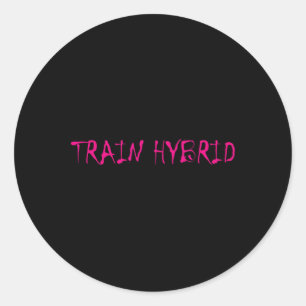 Sticker Rond Soulever Lourd Courir Loin Sport Hybride Fitness C