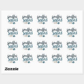 Sticker Rond Soulful Sisters (Feuille)