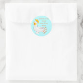 Sticker Rond Soupe de poulet (Sac)