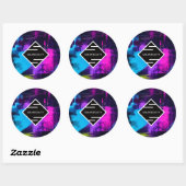 Sticker Rond Sourceduty (Feuille)