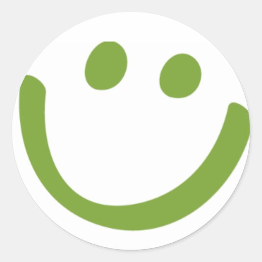 Sticker Rond Souriez ! (Devant)