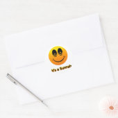 Sticker Rond Souriez que c'est une Sunna (Enveloppe)