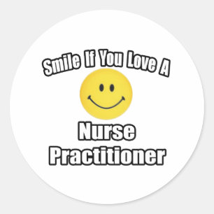 Sticker Rond Souriez Si Vous Aimez Un Infirmier Praticien