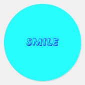 STICKER ROND SOURIRE (Devant)