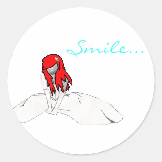 Sticker Rond Sourire (Devant)