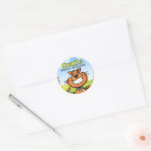 Sticker Rond Sourire (Enveloppe)
