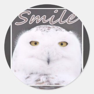 Sticker Rond Sourire