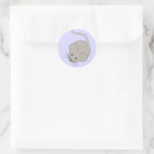 Sticker Rond Souris (Sac)