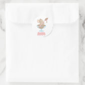 Sticker Rond Souris au chocolat Jerry (Sac)