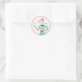 Sticker Rond Souris Casse-Noisette Terre Doux Fille Anniversair (Sac)