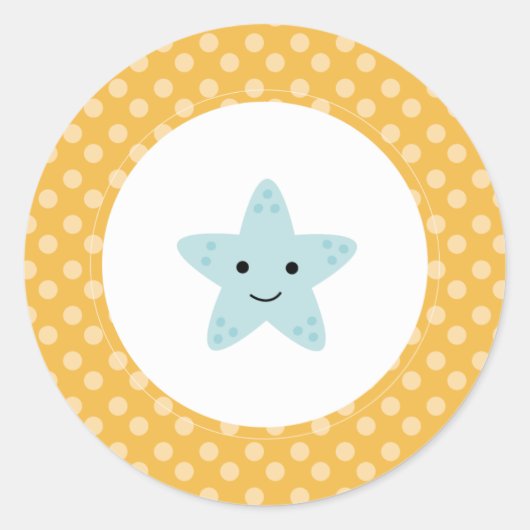 Sticker Rond {sous la mer} (Devant)