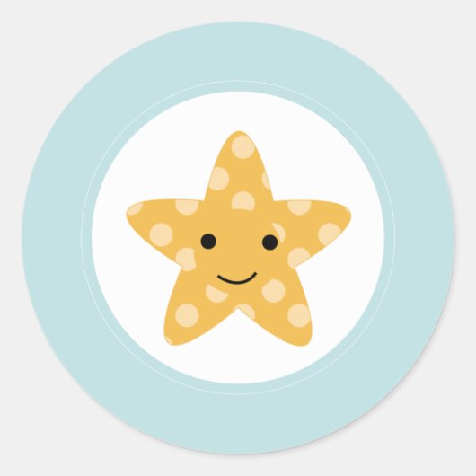 Sticker Rond {sous la mer} (Devant)