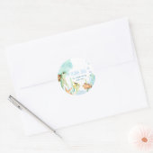 Sticker Rond Sous la mer (Enveloppe)