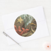 Sticker Rond Sous la mer (Enveloppe)