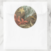 Sticker Rond Sous la mer (Sac)