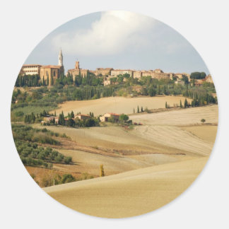 Sticker Rond Sous le soleil toscan