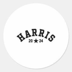 Sticker Rond Soutenez Kamala-harris Vote 2024 Président Im Avec