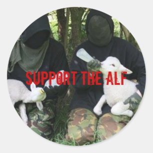 Sticker Rond Soutenez l'ALF