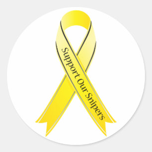 Sticker Rond Soutenez nos tireurs isolés
