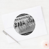 Sticker Rond Soutenez Votre Police Locale ! (Enveloppe)