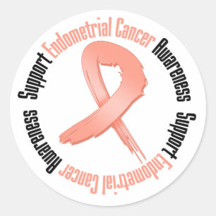 Sticker Rond Soutenir la sensibilisation au cancer de l'estomac